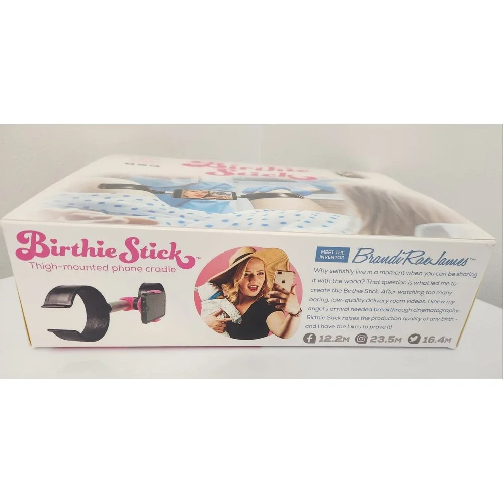 Prank-O Birthie Stick Gag Gift Box, Funny Fake Empty Gift Box 11.25